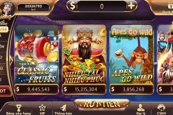 Slot game và Bắn cá Vin68